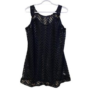 Portocruz Lace Crochet Tank Dress Swim Cover Up